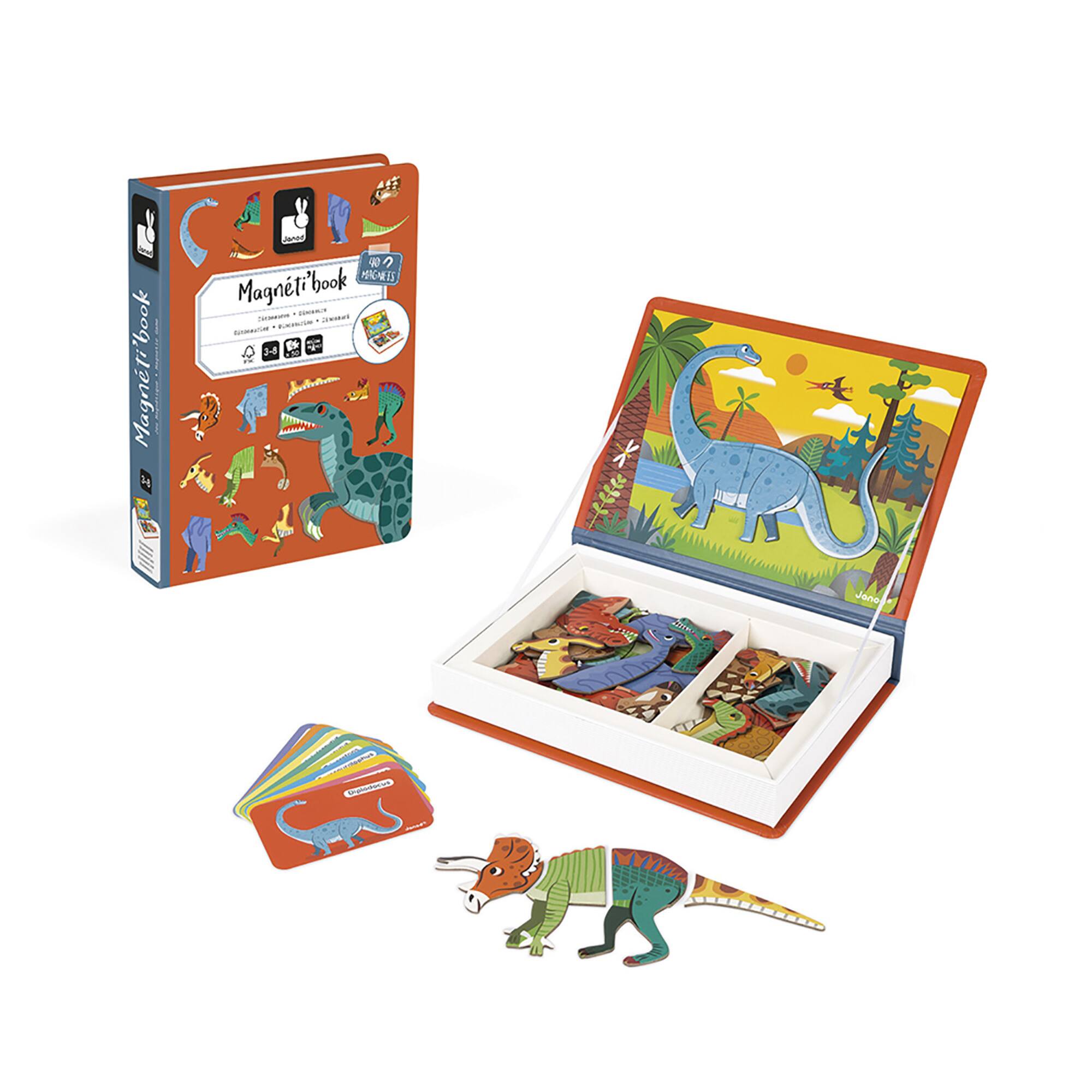 Janod® Dinosaurs Magneti'book Kit
